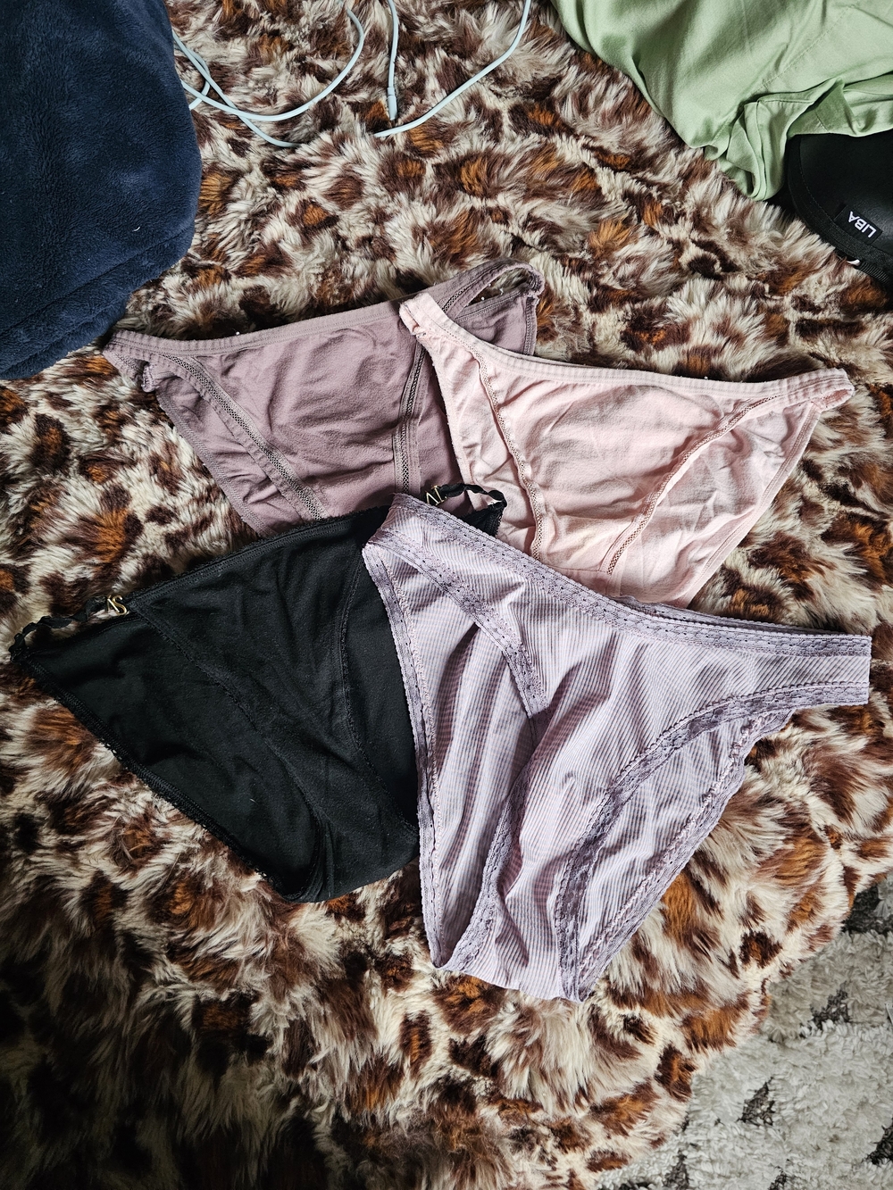 Victoria's Secret Bikini Panty Set - Pink, Mauve, Black, Lilac